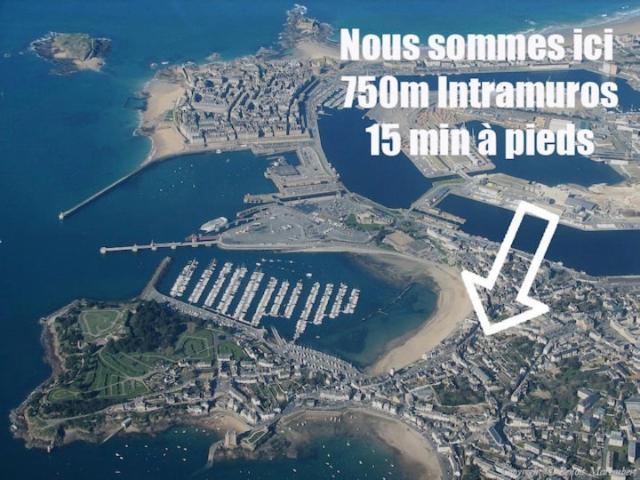 Studio Le Cosy Beach - Plage 50M - Rue Gratuite سان مالو المظهر الخارجي الصورة